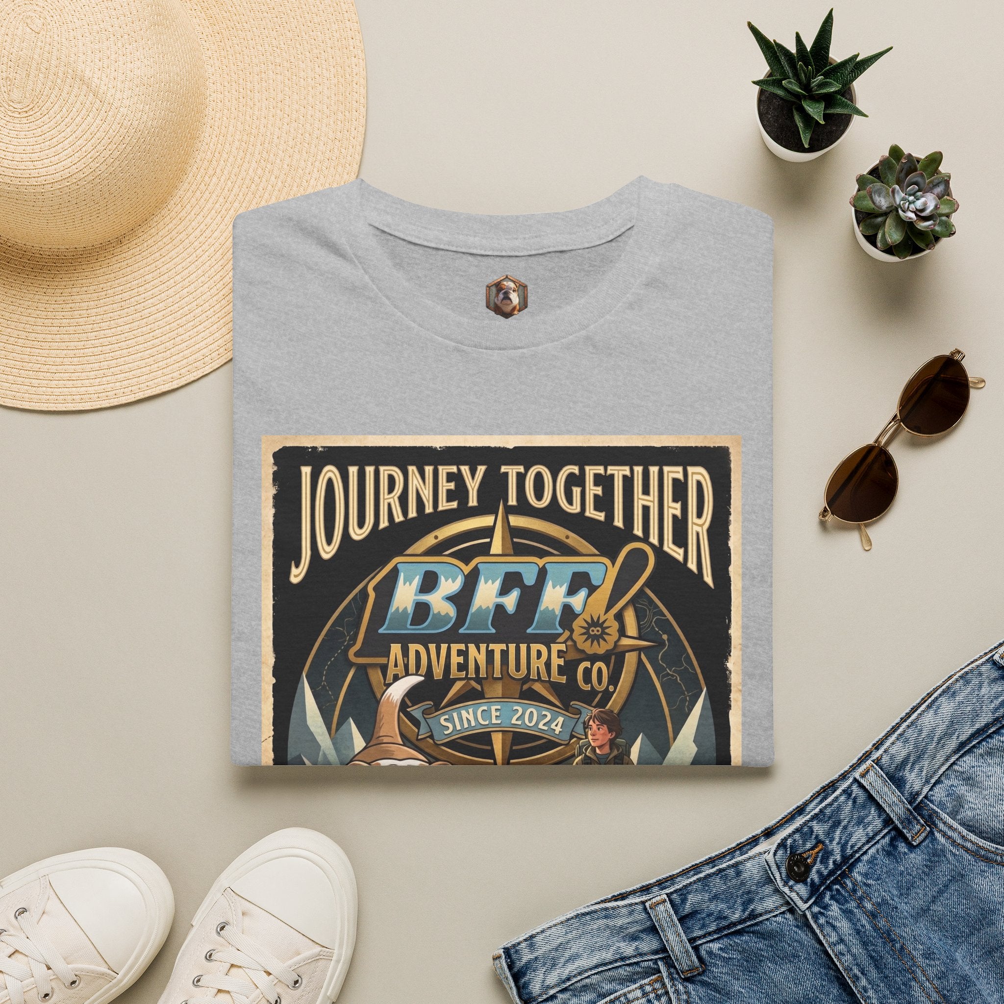 BFF! Bulldog Graphic T-Shirt
