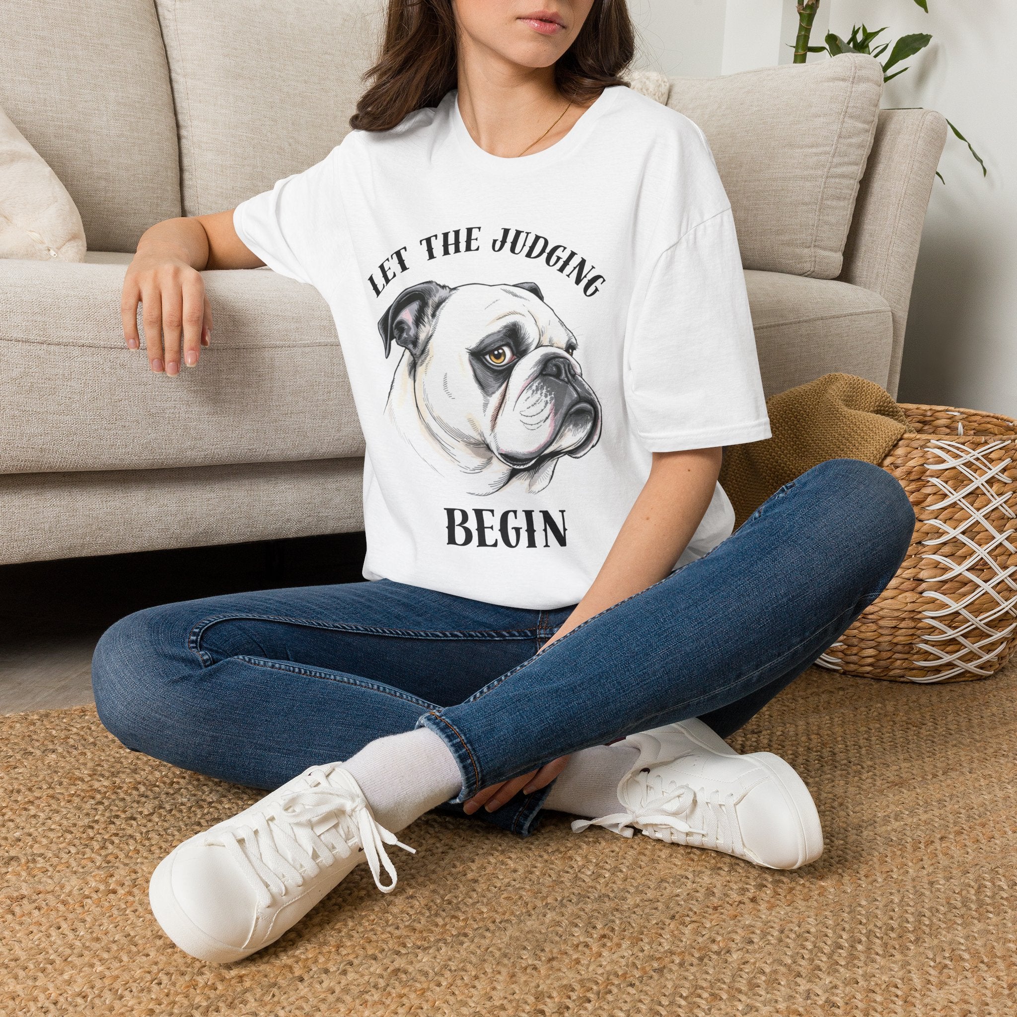 Bulldog 'Let the Judging Begin' T-Shirt