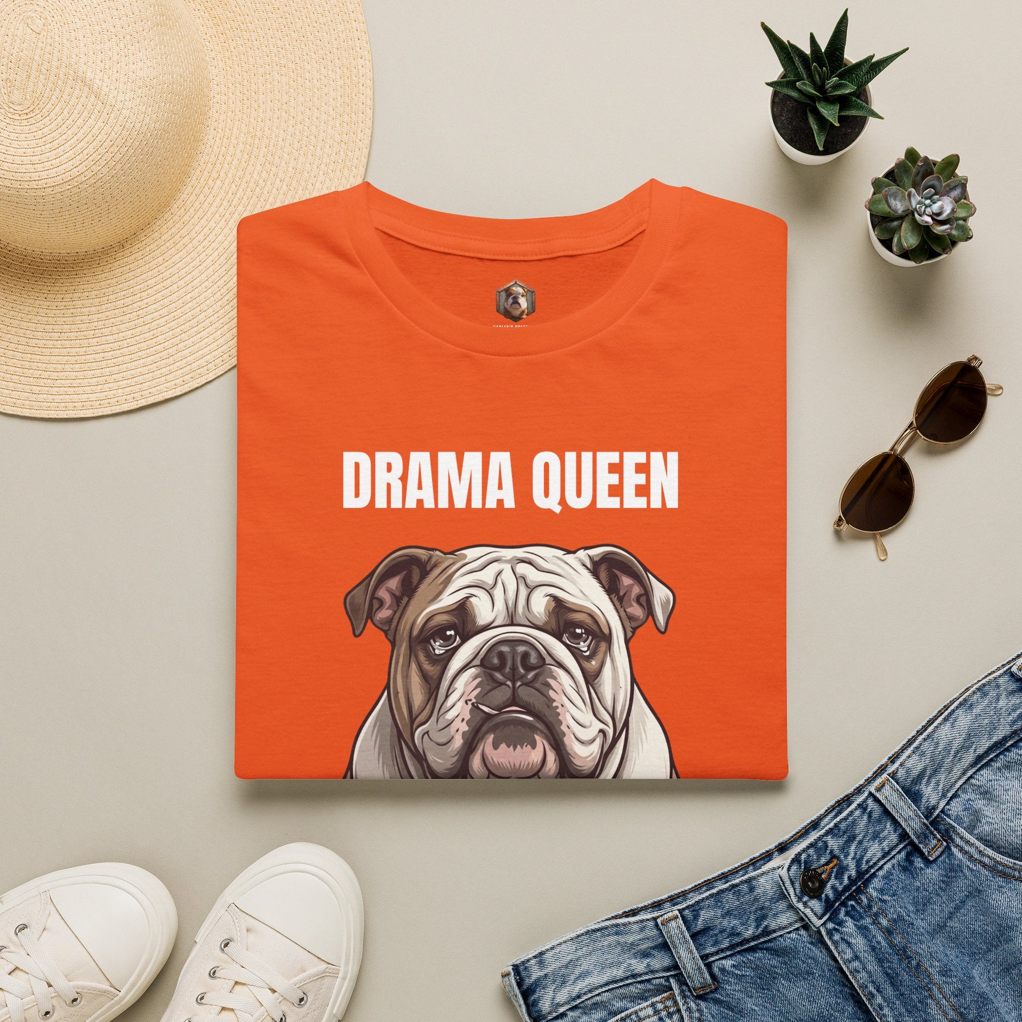 Drama Quenn Bulldog T-Shirt