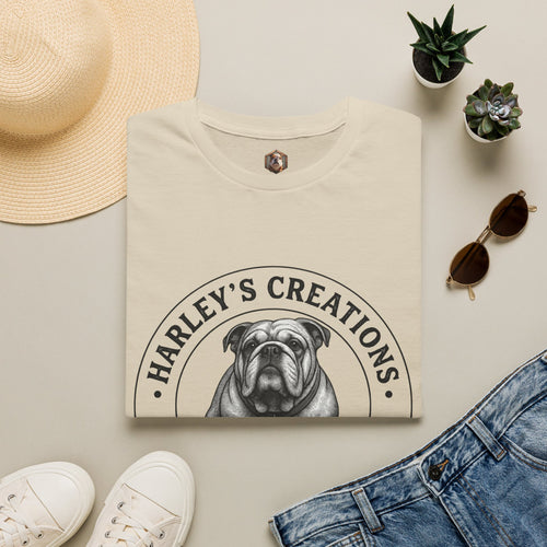 "Harley’s Creations" Bulldog Graphic Tee