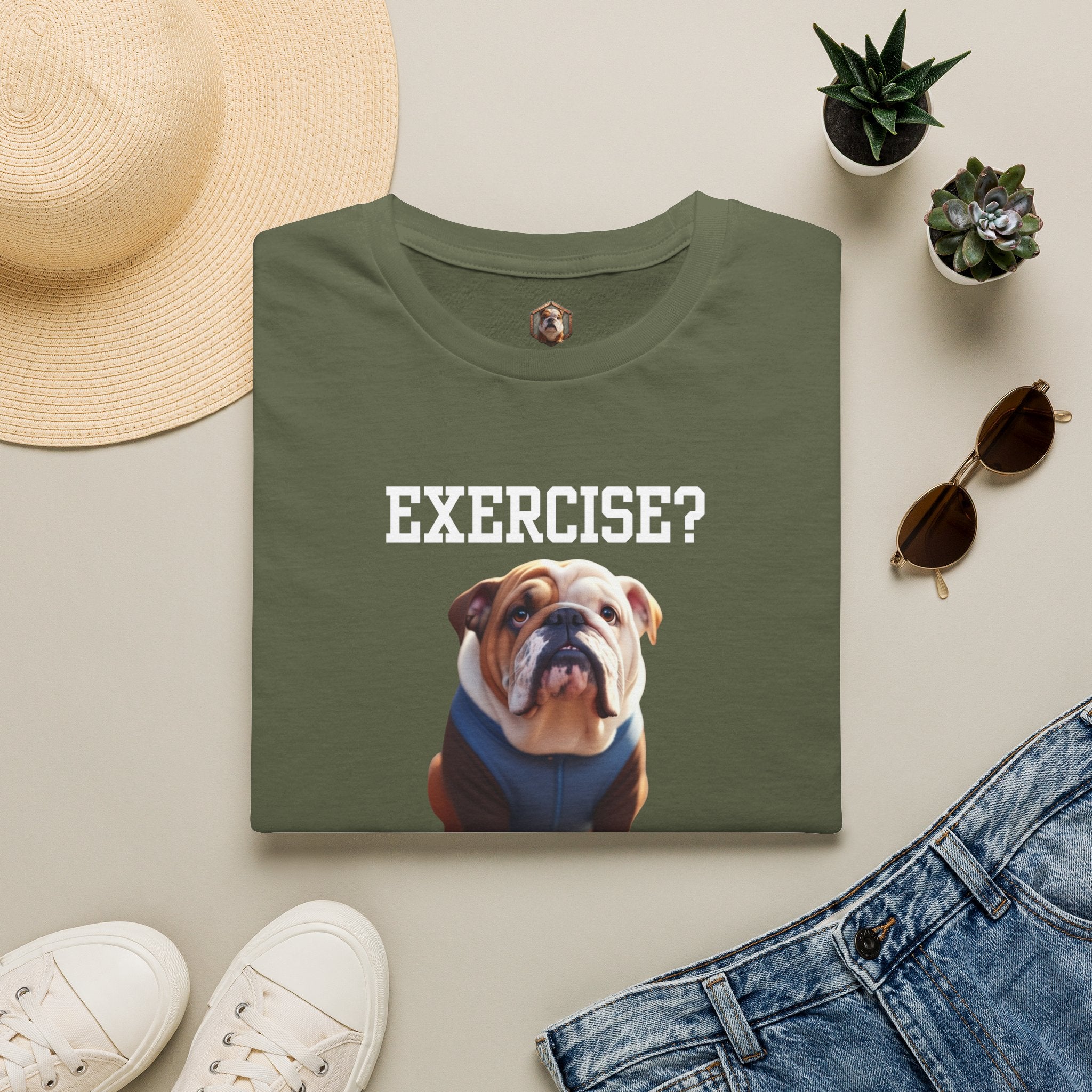 Exercise? I thought you said extra fries