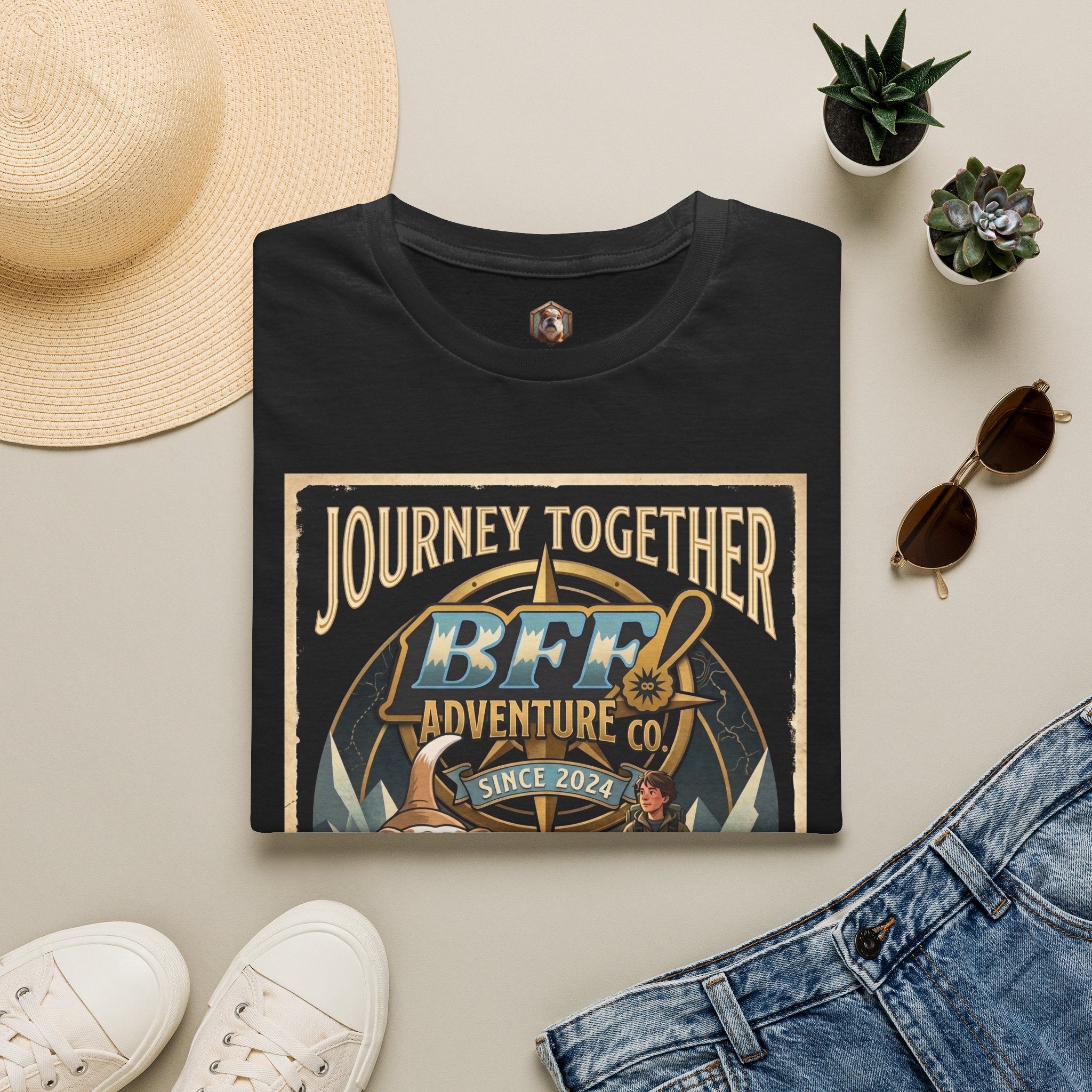 BFF! Bulldog Graphic T-Shirt