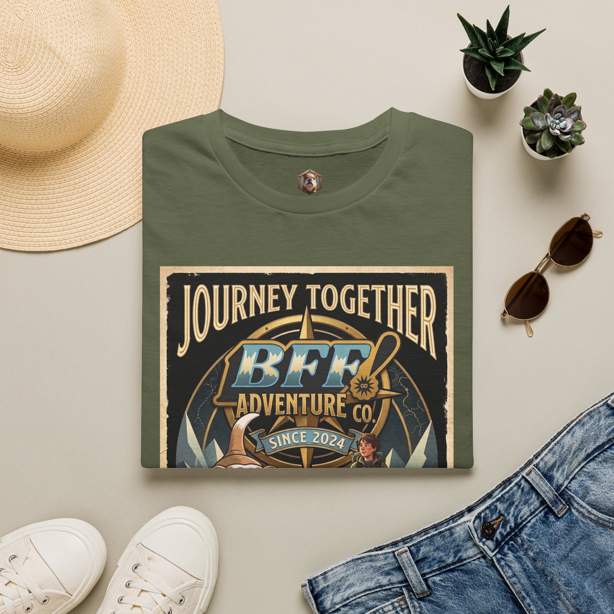 BFF! Bulldog Graphic T-Shirt